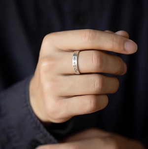Vintage Silver Ring Minimalist Ring Couple Rings - Zealer