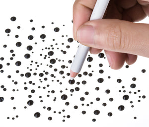 Zealer 1800pcs Crystals Black Nail Art Rhinestones Round Beads Top Grade Flatback Glass Charms Gems Stones for Nails Decoration Crafts Eye Makeup Clothes Shoes 300pcs Each (Mix SS3 6 10 12 16 20) - Zealer