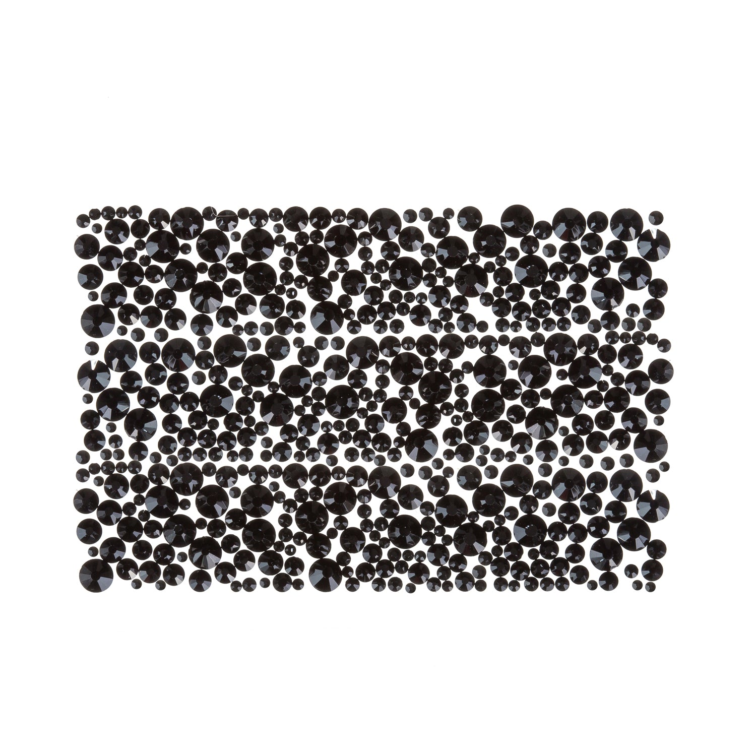 Zealer 1800pcs Crystals Black Nail Art Rhinestones Round Beads Top Grade Flatback Glass Charms Gems Stones for Nails Decoration Crafts Eye Makeup Clothes Shoes 300pcs Each (Mix SS3 6 10 12 16 20) - Zealer